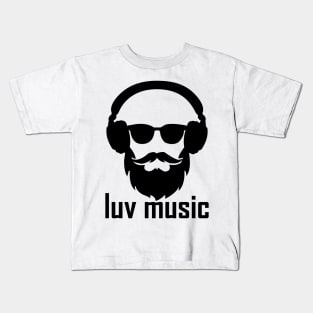 LUV MUSIC Kids T-Shirt